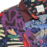 Psychedelic shroom trip button down