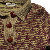 Cashmere Wool Swey Polo Sweater