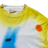Multicolor spray paint graphic long sleeve