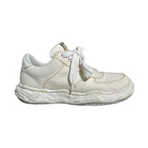 Melted sole Wayne washed canvas sneaker