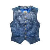Ostrich leather vest