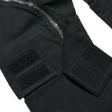 Layered zip strap trouser