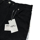 Hybrid paneled denim