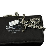 24” 5mm Sterling Silver Open Link Necklace with Diamonds