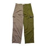 Two tone leg cargo trouser