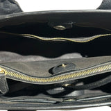 Banner collapsible leather nova check bag