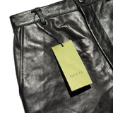 Leather glossy pant