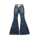 Glitter Mega Flare Denim