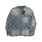 Damier denim 3D chic jacket