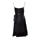 Archive Satin tie chan link dress