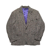 Multicolor Tweed herringbone 3B blazer