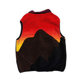 Fleece teddy sunset vest