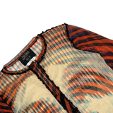 Greta Garbo illusion button up