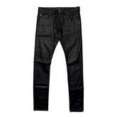 D02 waxed skinny denim