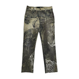 Astrology vintage denim