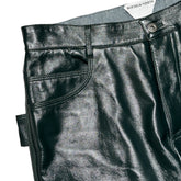 Lambskin leather classic pant