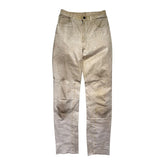 Vintage thrashed rockstar leather pants