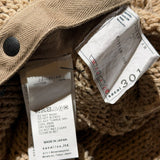 Woven distressed cardigan