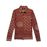 Tribal button down top