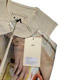 Graphic hugging vest