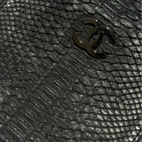 Snake skin python bag