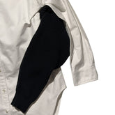 Double arm knit button down