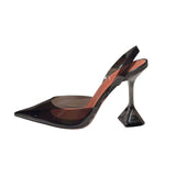 Holli Glass slingback pumps