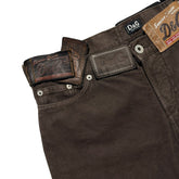 Archive leather tags jeans
