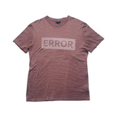 Error graphic striped tee