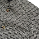 LV micro damier houndstooth officer jacket