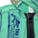 Mega zipper graphic hoodie