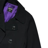 Silk lined double breast trench coat