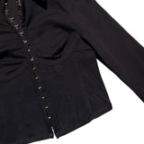 Cropped Corset button down