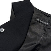 Asymmetric layering vest
