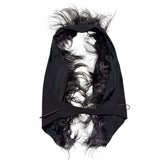 Ostrich feather vest