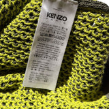 Open knit mesh polo shirt
