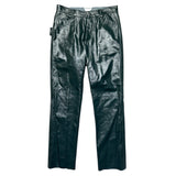 Lambskin leather classic pant