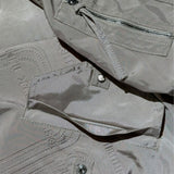 Embossed tonal bomber