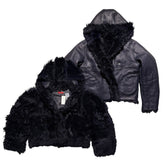 Fur Shearling leather reversible jacket