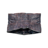 Runway glitter bustier crop top