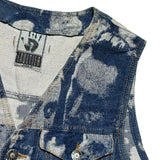 1992 faces denim vest