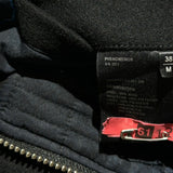AW11 Wool fur hooded cropped parka