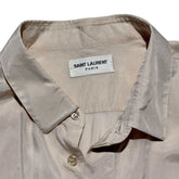 Cupro silk like button down
