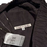 Deconstructed adjustable waist pant