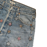 Crystal embellished levis