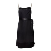 Archive Satin tie chan link dress