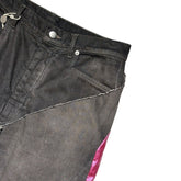 SS23 Sample paneled flare denim