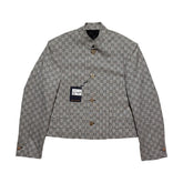 LV micro damier houndstooth officer jacket