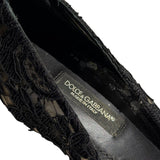 Taormina lace crystal pumps