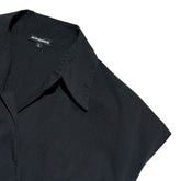 Sleeveless wrap multistyle top